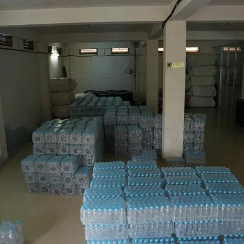 Naturalis bottled water warehouse